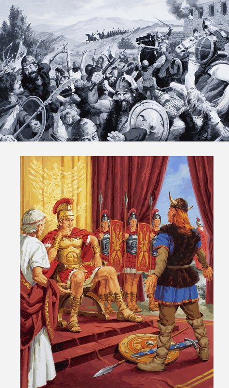 Rome Conquers Gaul by English School