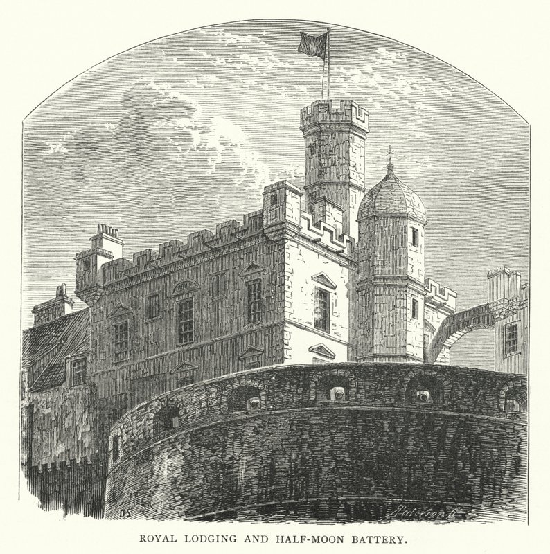 Royal Lodging and Half-Moon Battery by English School