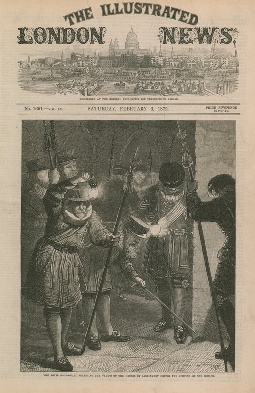 Royal Body Guard Searching the Vaults by English School