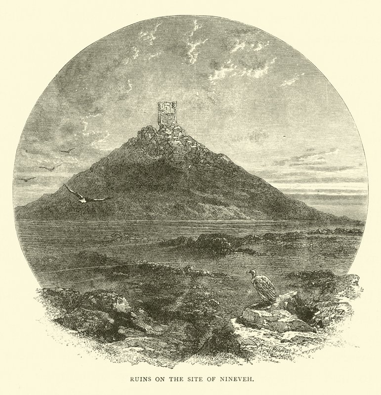 Ruins on the Site of Nineveh by English School