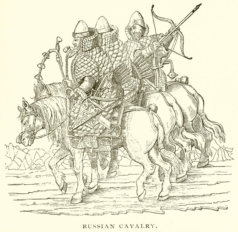 Russian Cavalry by English School