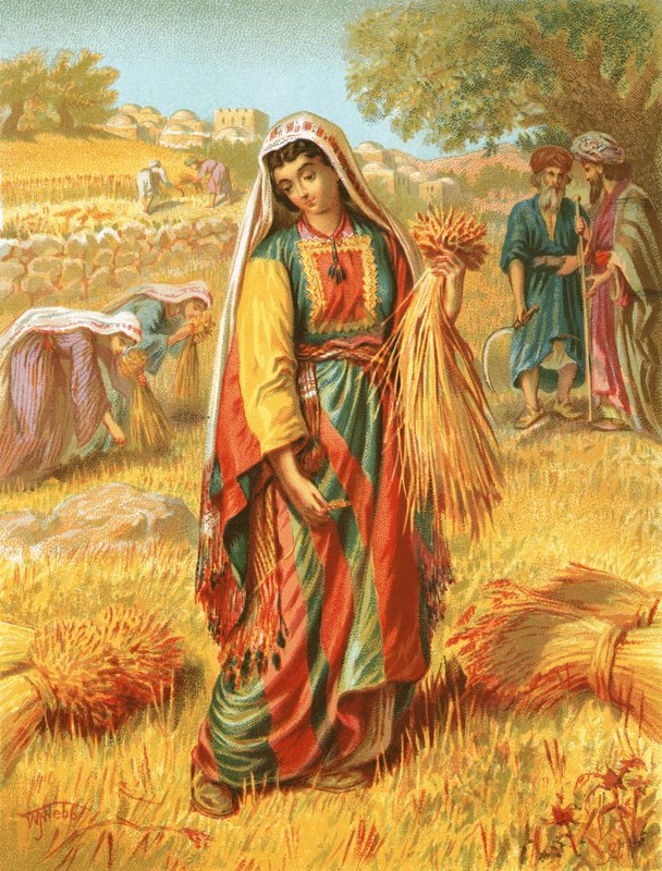Ruth in the Corn-Field by English School