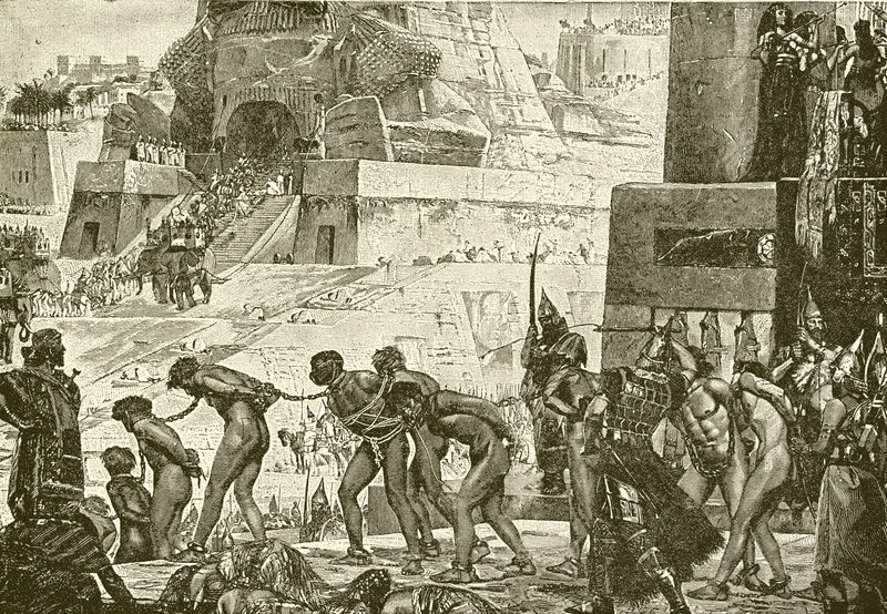 Sacrificing Human Victims to Baal by English School