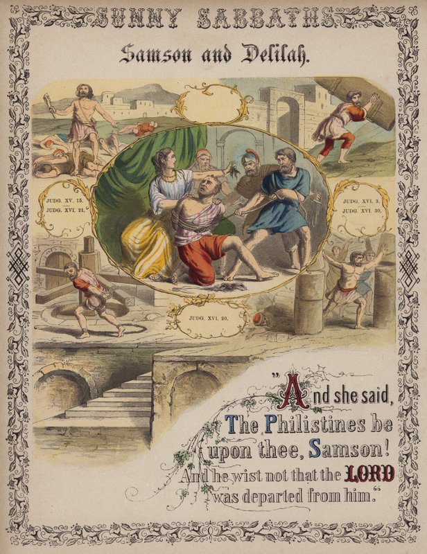 Samson and Delilah by English School