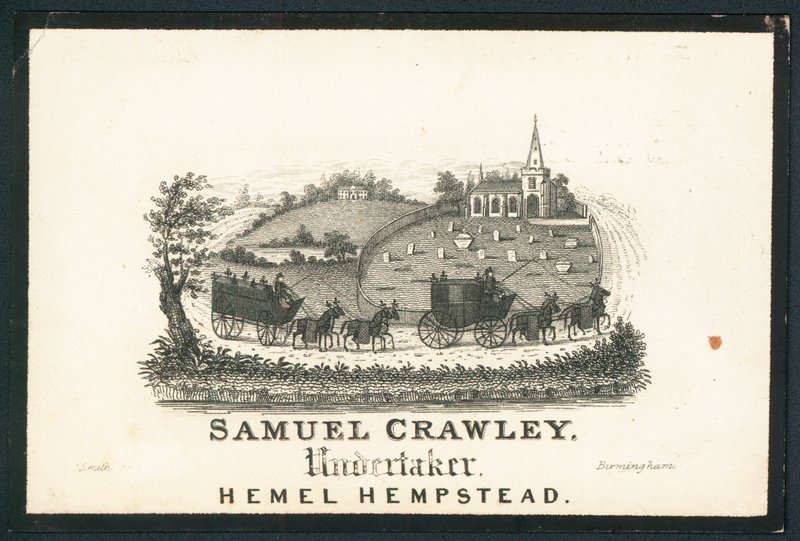 Samuel Crawley, undertaker by English School