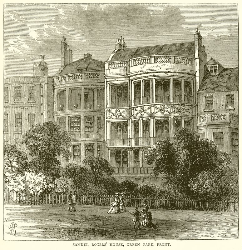 Samuel Rogers House, Green Park Front by English School