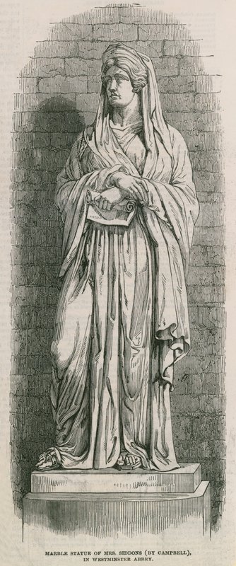 Sarah Siddons Monument in Westminster Abbey by English School