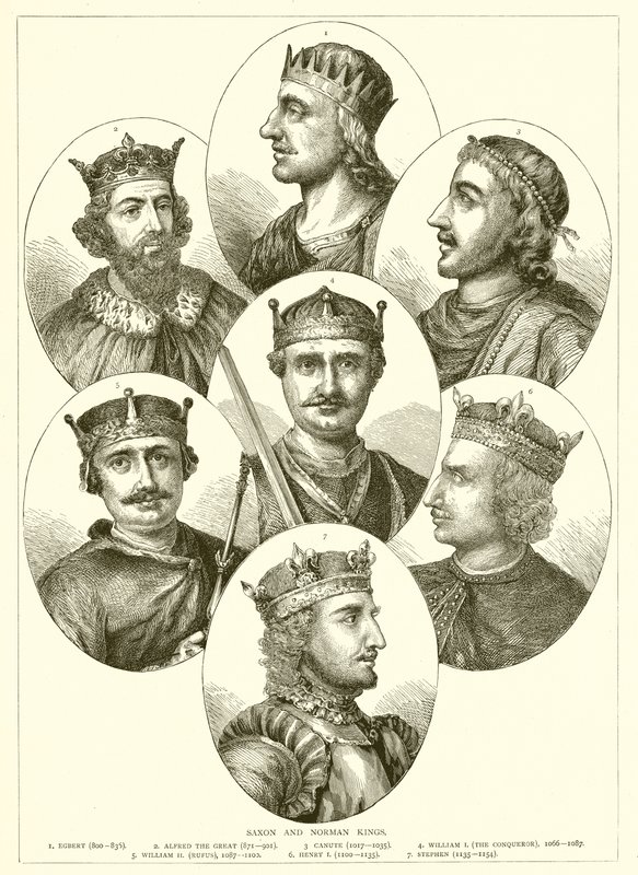 Saxon and Norman Kings by English School