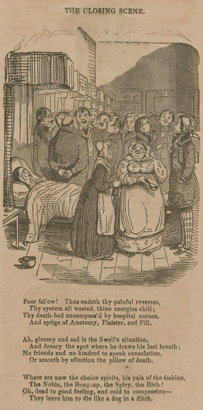 Scene in a Hospital by English School