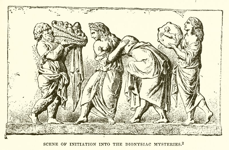 Scene of Initiation into the Dionysiac Mysteries by English School