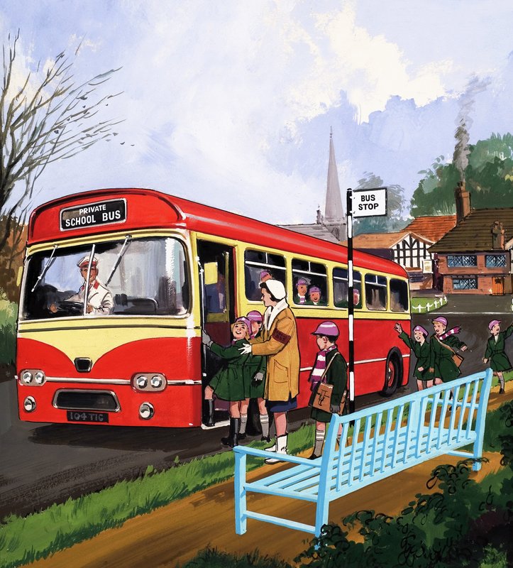 School Bus Driver by English School