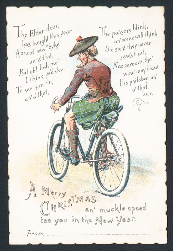 Scotsman on Bike by English School