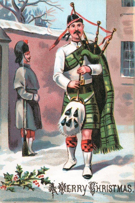 Scottish Piper by English School