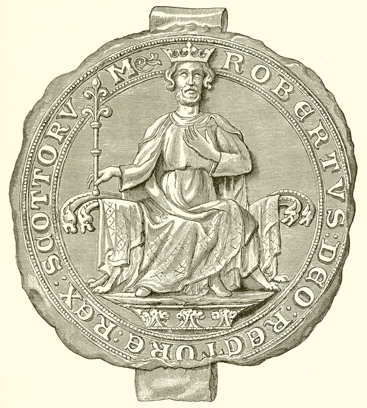 Seal of Robert Bruce, King of Scots by English School