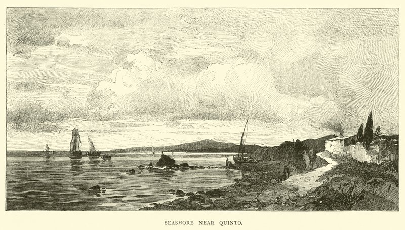 Seashore Near Quinto by English School