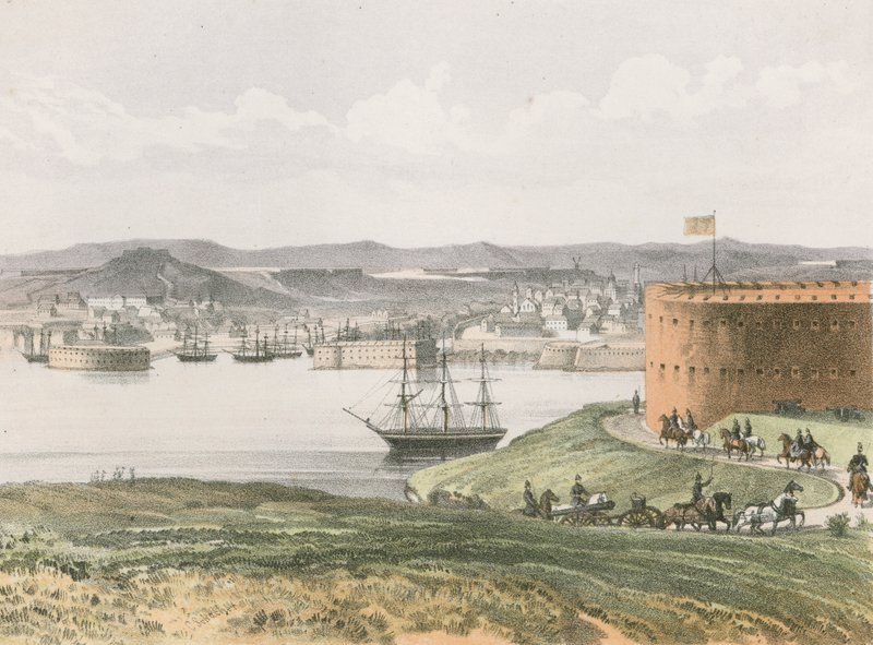 Sebastopol, from Fort Constantine by English School