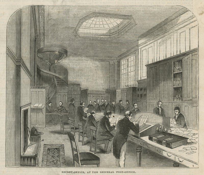 Secret Office at the General Post Office by English School