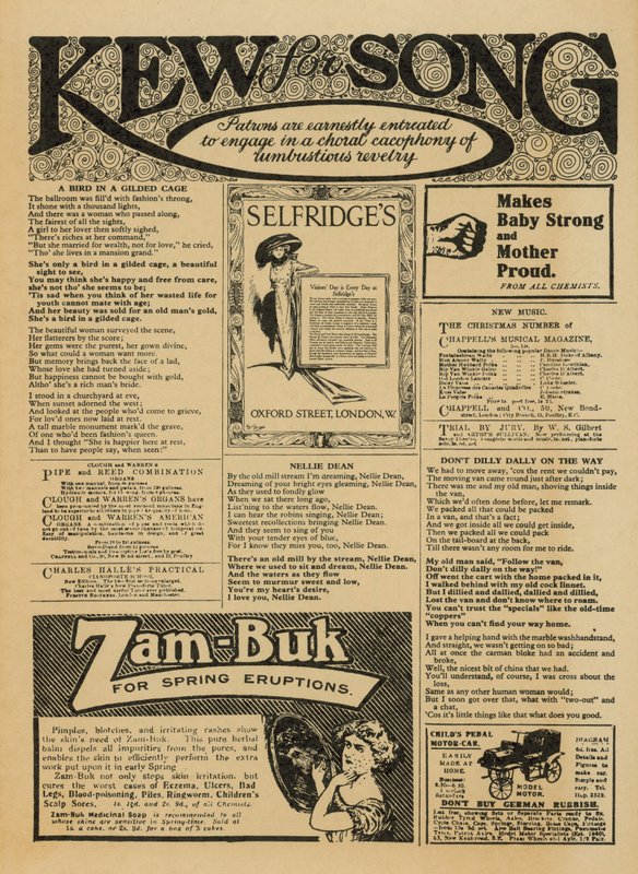 Selfridges Advertisement by English School