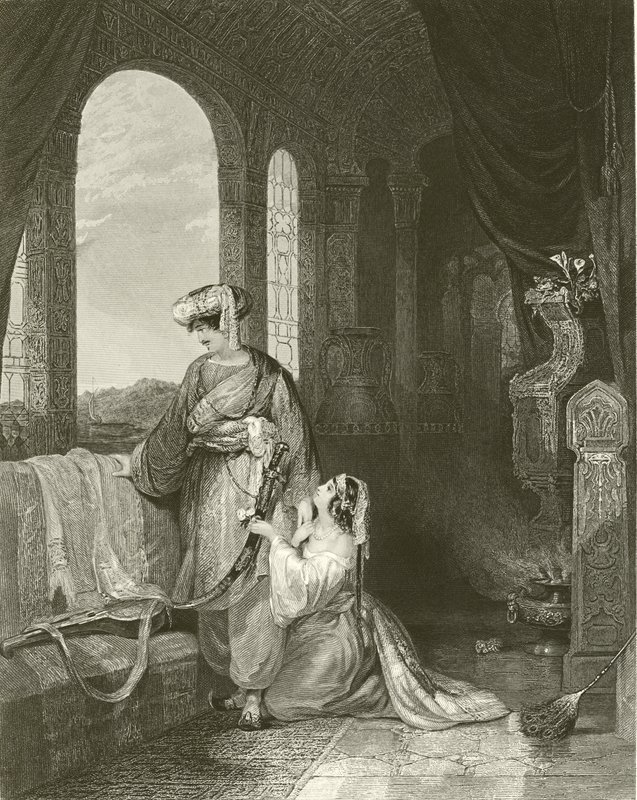 Selim and Zuleika by English School