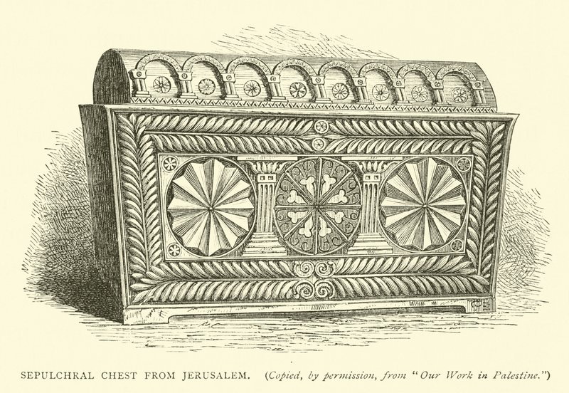 Sepulchral Chest from Jerusalem by English School