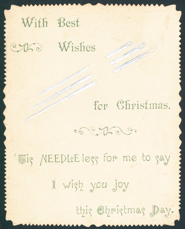 Sewing Needles by English School
