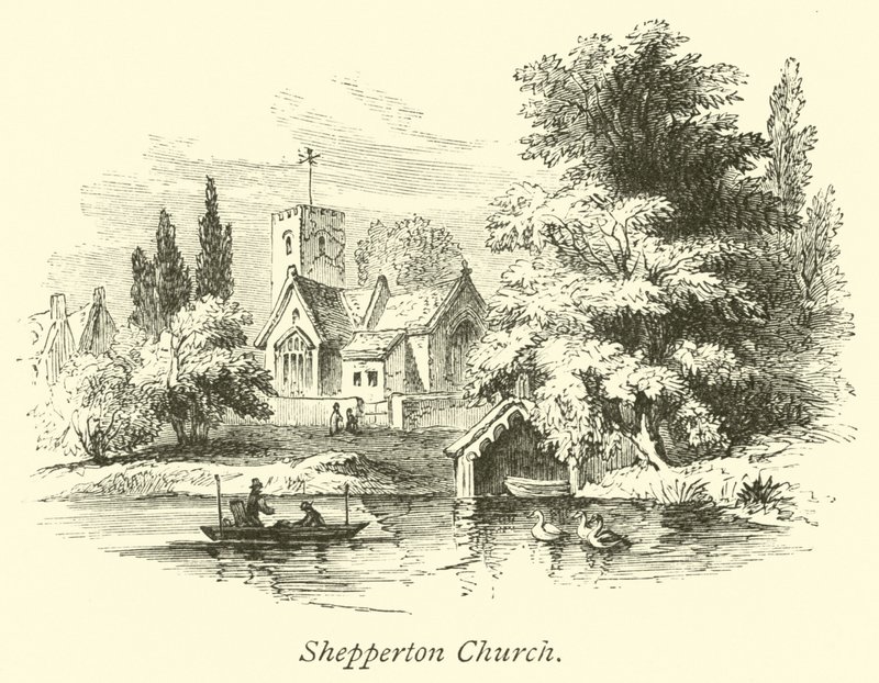 Shepperton Church by English School