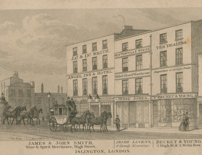 Shops in Islington, London by English School