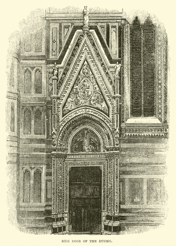 Side Door of the Duomo by English School