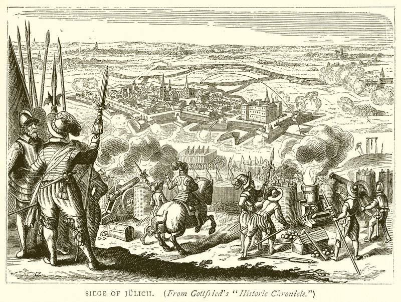 Siege of Julich by English School