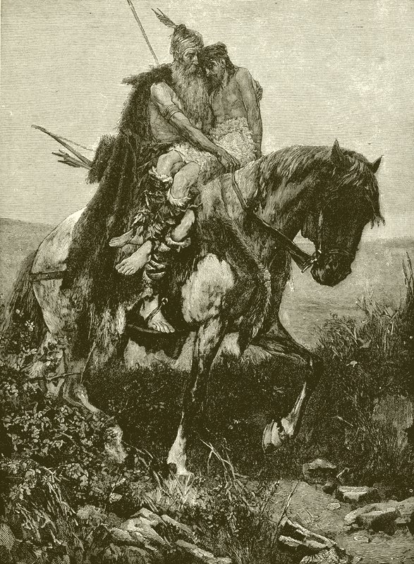 Sigurd with the Body of King Harold by English School