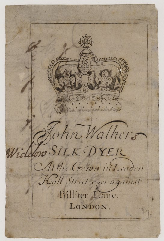 Silk Dyer, John Walker by English School