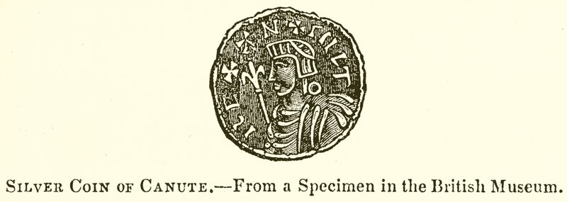 Silver Coin of Canute by English School