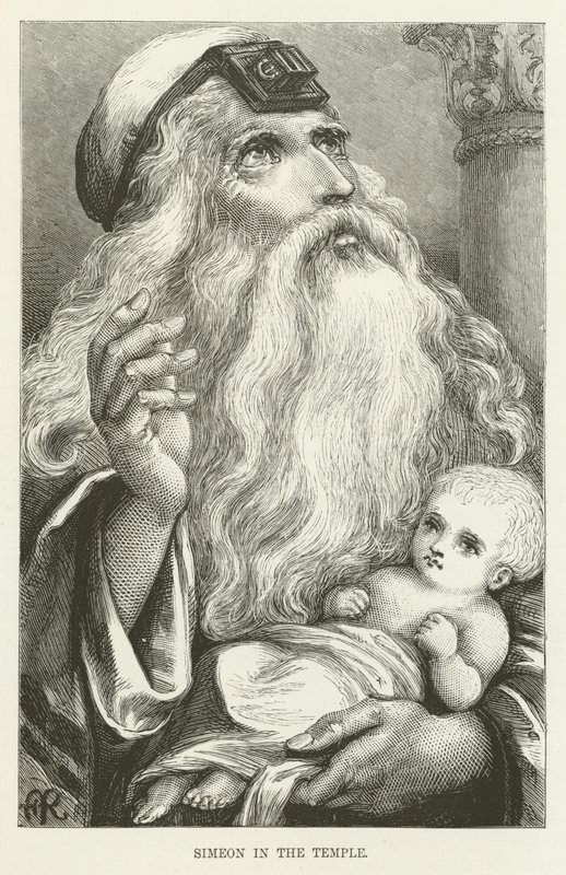 Simeon in the Temple by English School