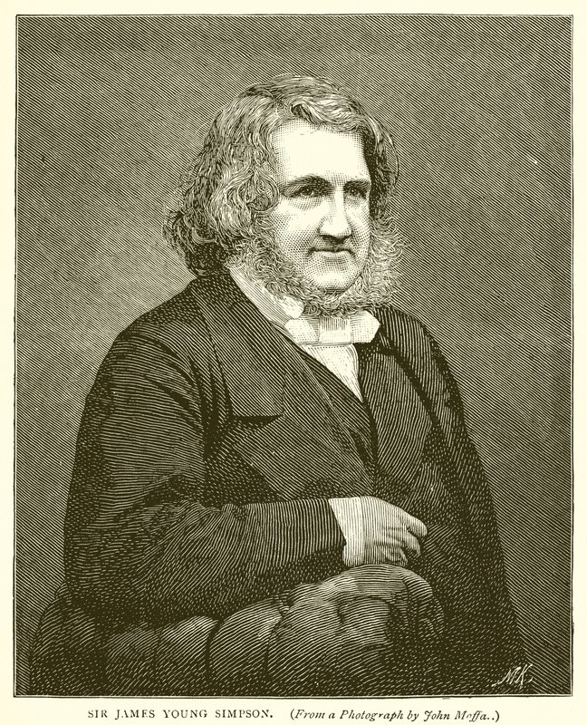 Sir James Young Simpson by English School
