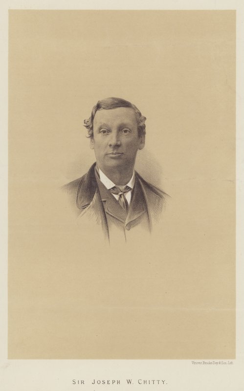 Sir Joseph W Chitty by English School