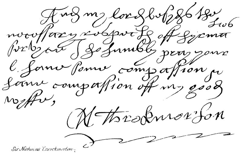 Sir Nicholas Throckmorton by English School