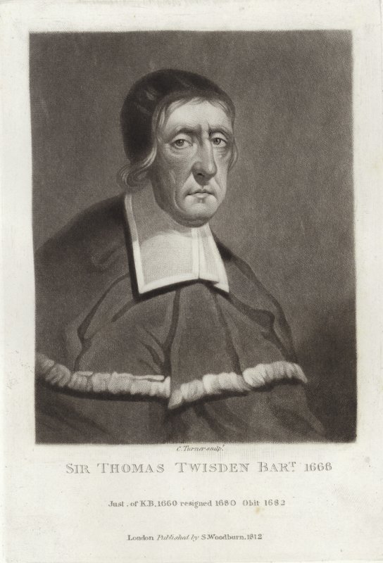 Sir Thomas Twisden Baronet by English School