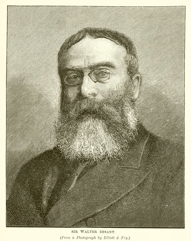 Sir Walter Besant by English School