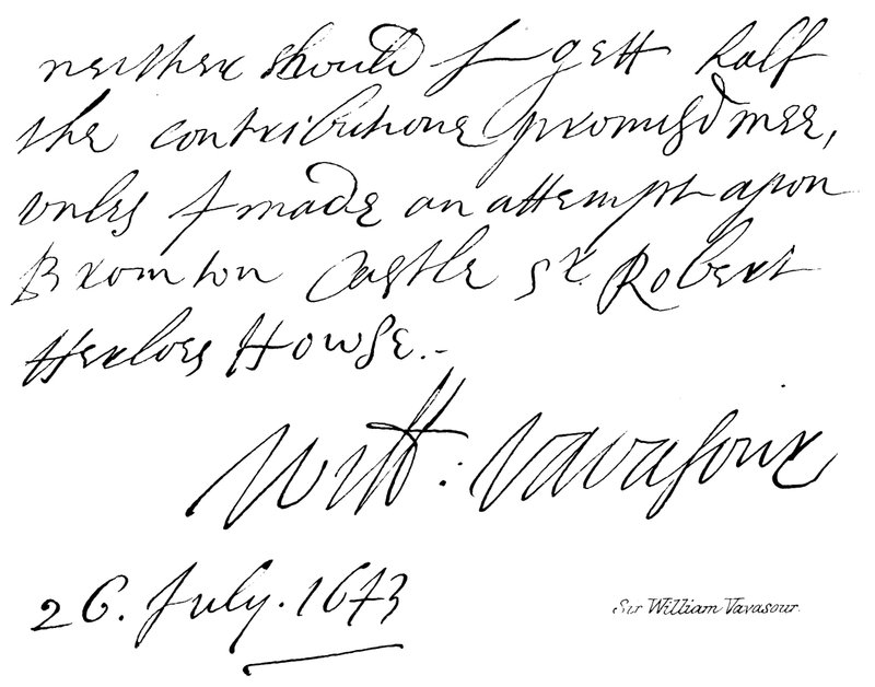 Sir William Vavasour by English School