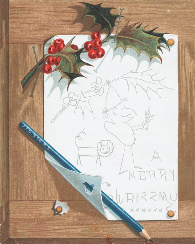 Sketch on Pin Board by English School