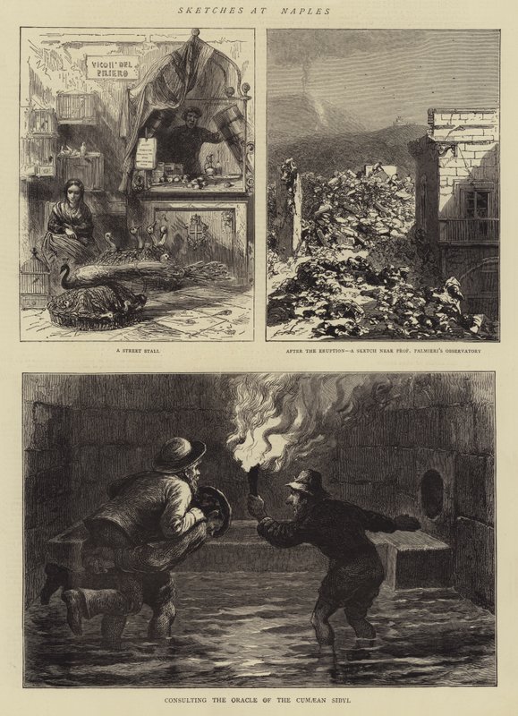 Sketches at Naples by English School