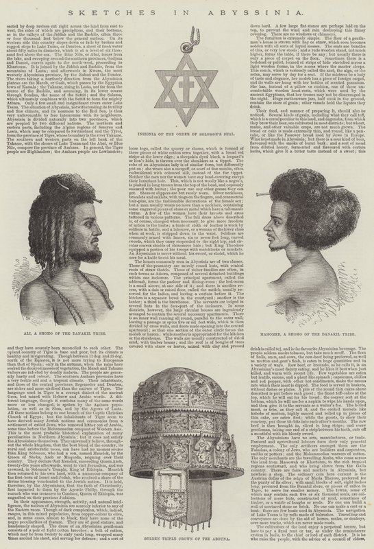 Sketches in Abyssinia by English School