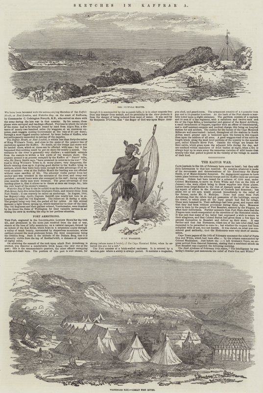 Sketches in Kaffraria by English School