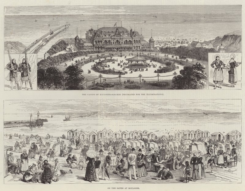 Sketches of Boulogne by English School