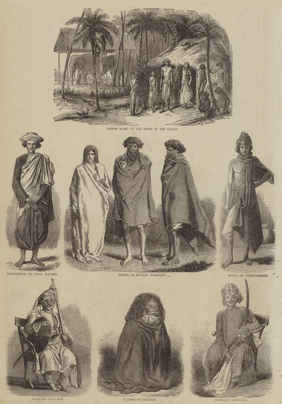 Sketches of India by English School