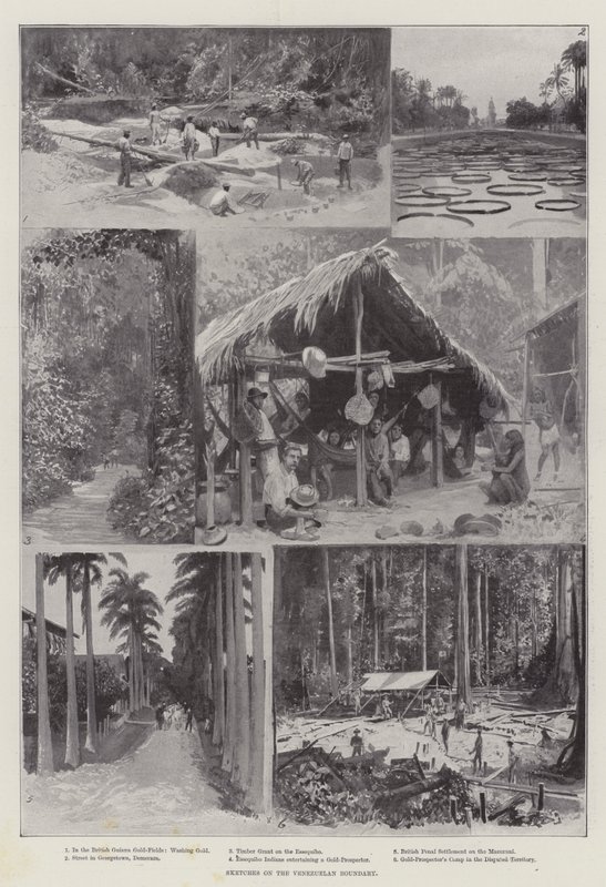 Sketches on the Venezuelan Boundary by English School