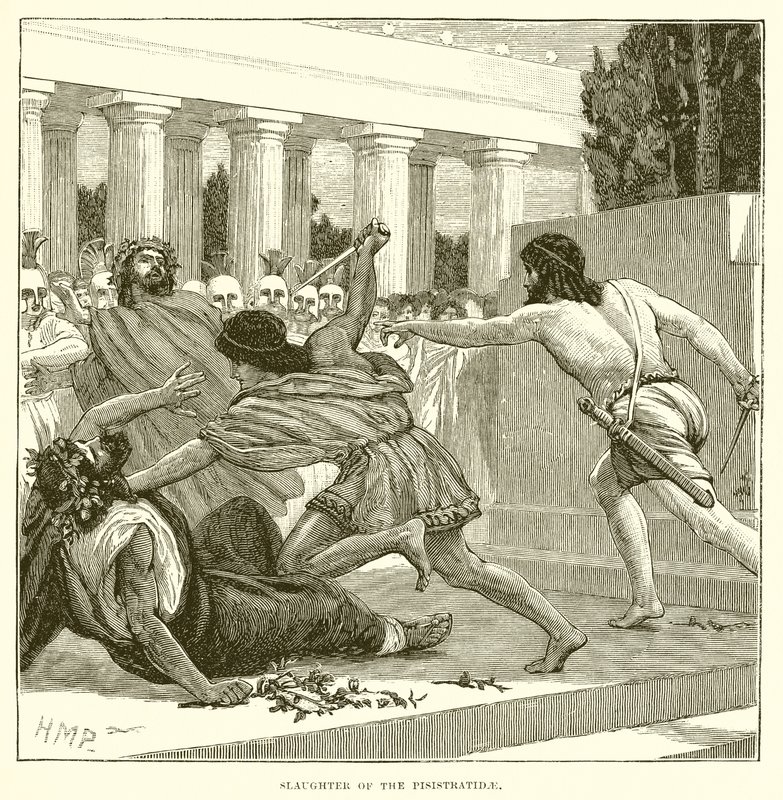 Slaughter of the Pisistratidae by English School