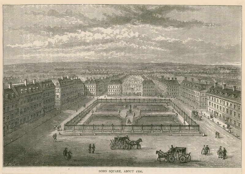Soho Square, About 1700 by English School