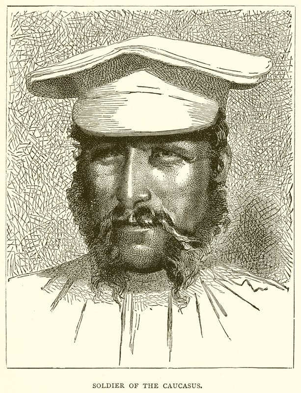 Soldier of the Caucasus by English School