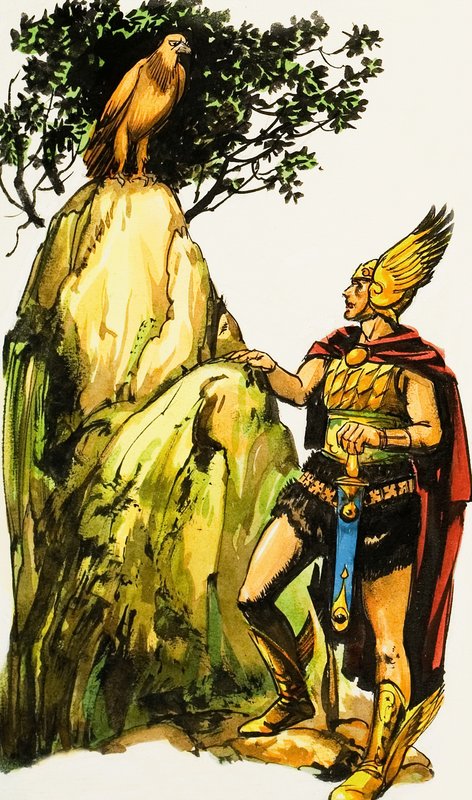 Soldier with Eagle by English School